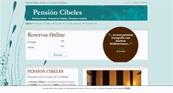 Desktop Screenshot of pensioncibeles.com